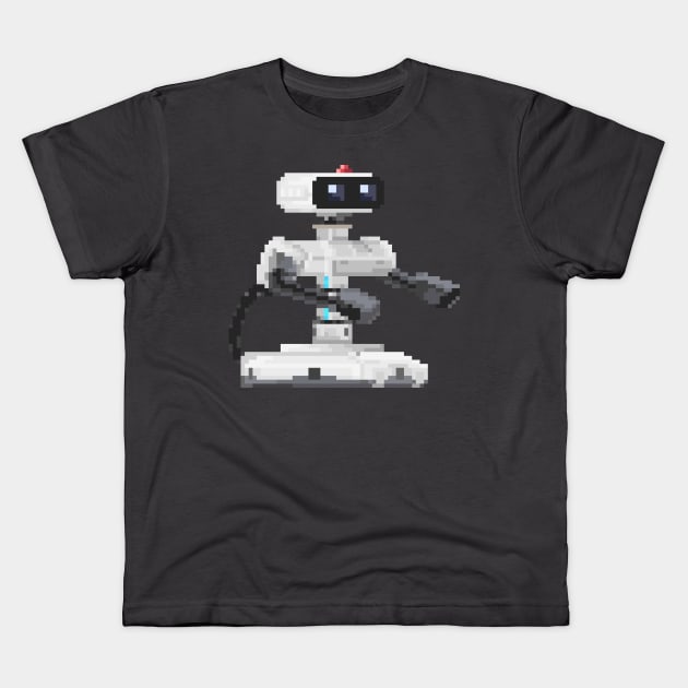 Pixel Art R.O.B. Kids T-Shirt by HoshiSSB